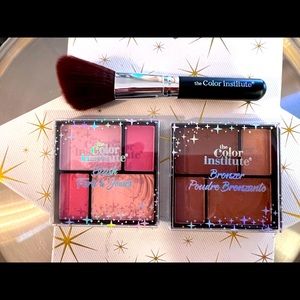 The Color Institute Makeup Palettes (2) & Brush (NWOT